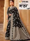 B FINE NAZAR Latest Fancy Designer Party And Wedding Wear Stylish Heavy Silk Saree Collection